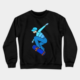 Cool skater boy Crewneck Sweatshirt